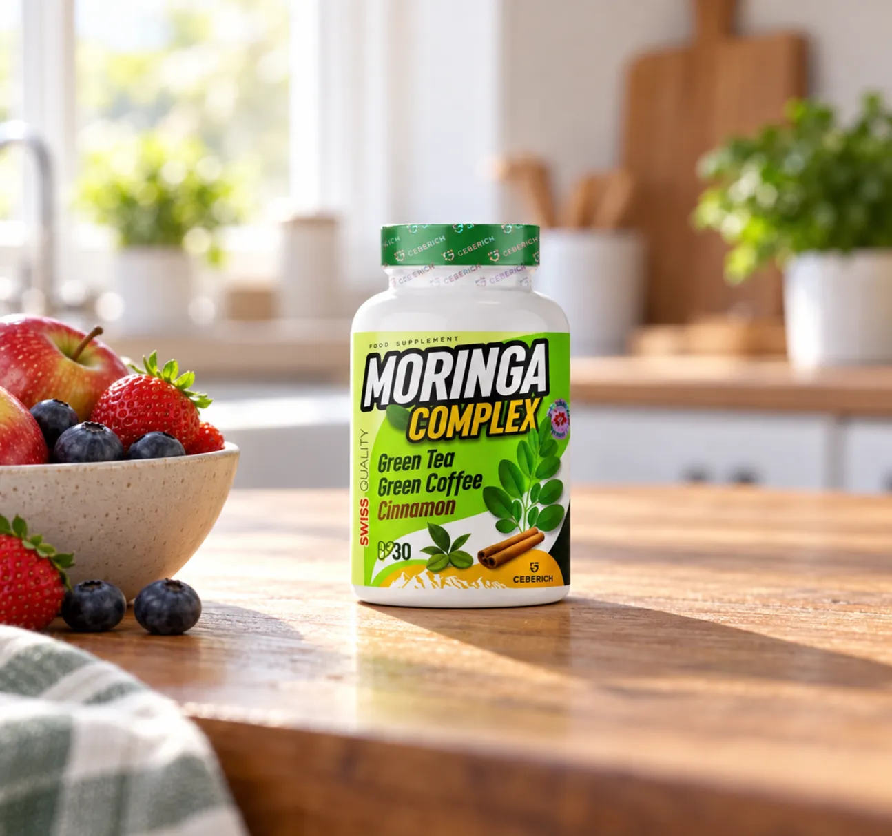Moringa Complex — le produit au quotidien